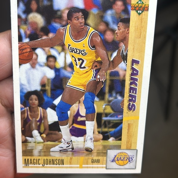 Magic Johnson 1991 Lakers Upper Deck #45 Trading Card - Picture 4 of 6